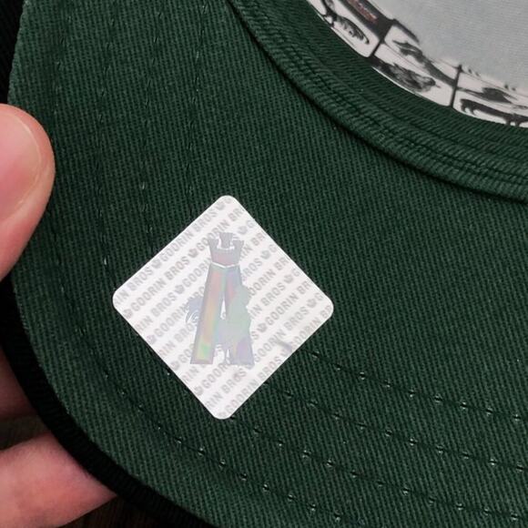 Goorin Bros OG Tortoise Trucker Hat Snap Back Mens One Size Green Black Turtle - Picture 10 of 11